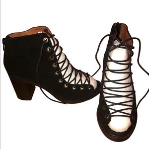 Jeffrey Campbell “Cors” Suede Bootie